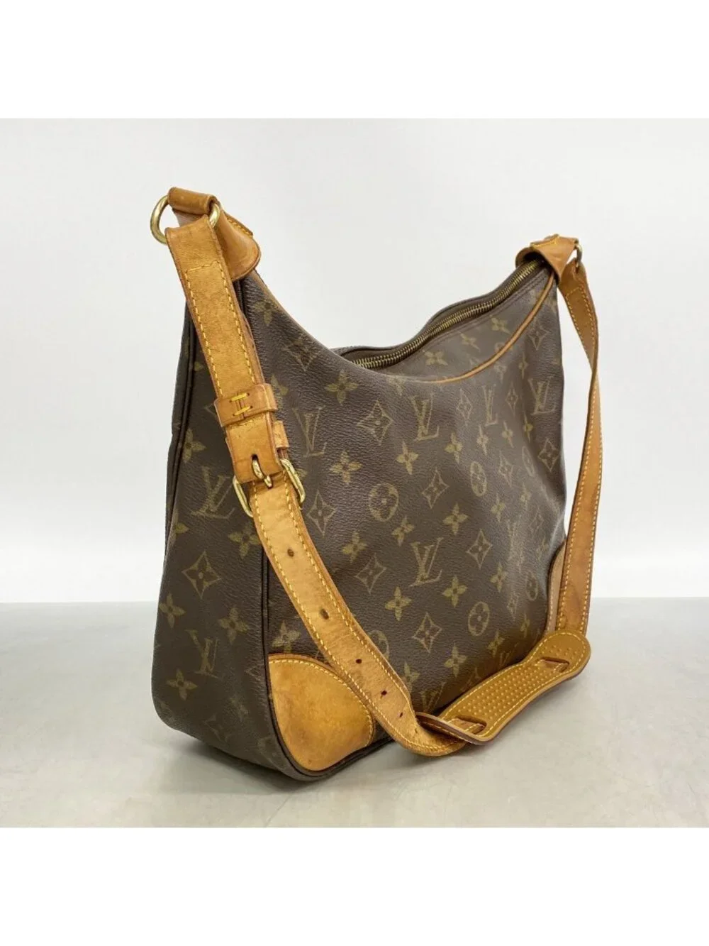 Louis Vuitton Shoulder Bag Monogram Boulogne 30 Brown